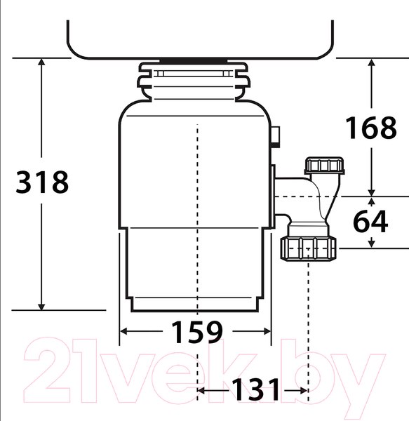 Изображение товара Измельчитель отходов InSinkErator 46