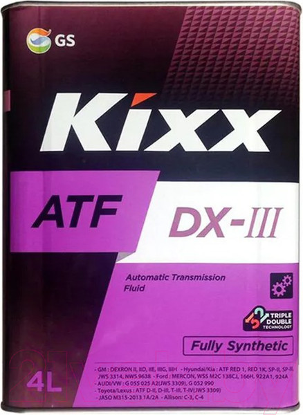 Изображение товара Трансмиссионное масло Kixx ATF Dexron III / L250944TE1 (4л)