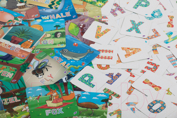 Изображение товара Настольная игра Банда Умников Зверобуквы English