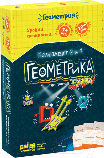 Изображение товара Набор игр Банда Умников Геометрика Комплект 2 в 1