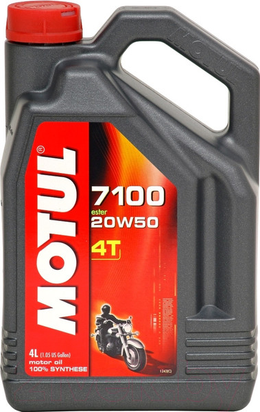 Изображение товара Моторное масло Motul 7100 4T 20W50 / 104104 (4л)
