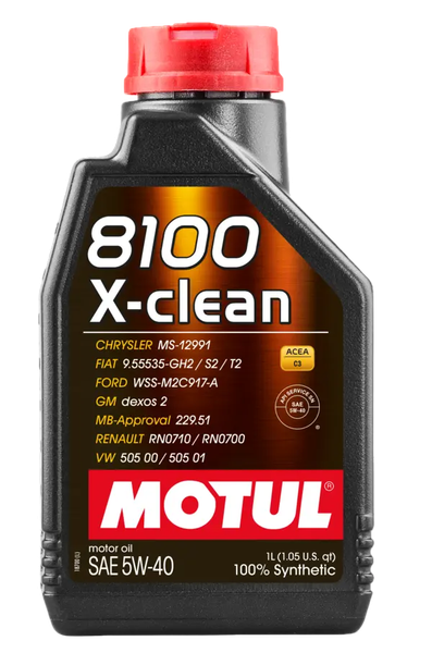 Изображение товара Моторное масло Motul 8100 X-clean 5W40 / 102786 (1л)