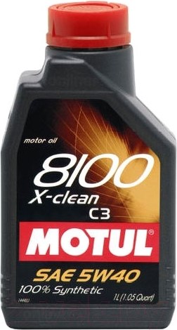 Изображение товара Моторное масло Motul 8100 X-clean 5W40 / 102786 (1л)
