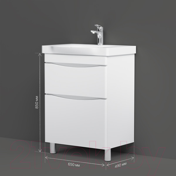 Изображение товара Тумба под умывальник AM.PM Like M80FSX0652WG32