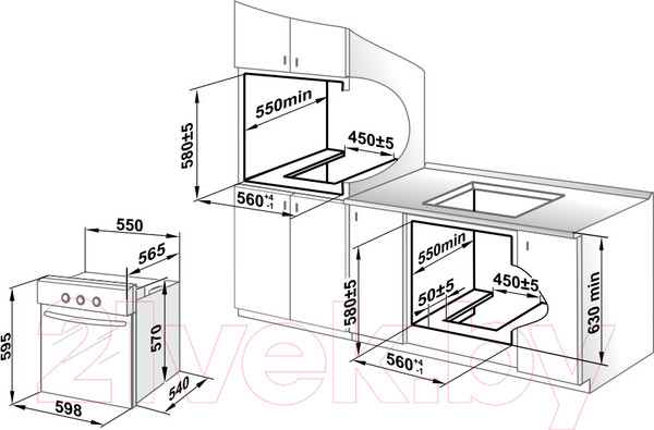 Изображение товара Газовый духовой шкаф GEFEST ДГЭ 601-01