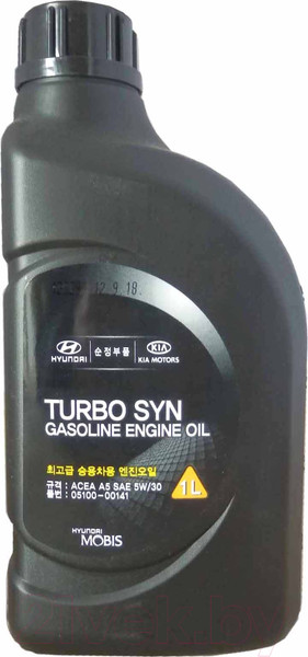 Изображение товара Моторное масло Hyundai/KIA Turbo SYN 5W30 / 0510000141 (1л)