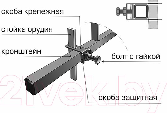Изображение товара Окучник ВРМЗ ЗАО 00.25.11.00.00