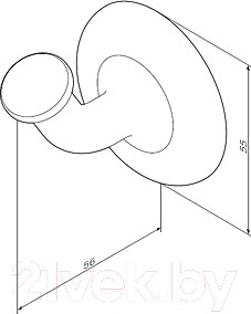 Изображение товара Крючок для ванной AM.PM Like A8035500