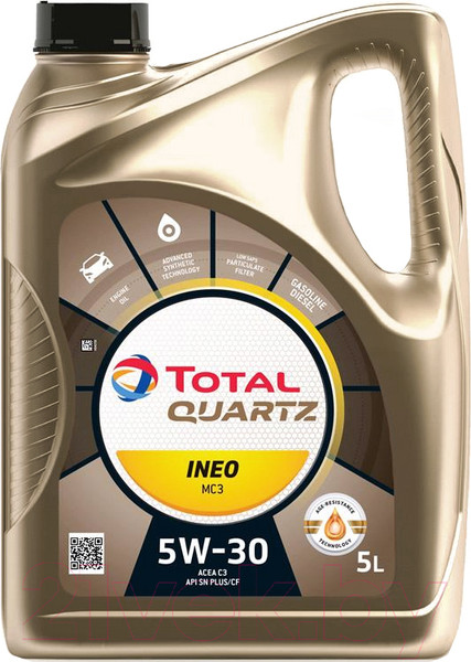 Изображение товара Моторное масло Total Quartz Ineo MC3 5W30 / 157103 / 213698 (5л)