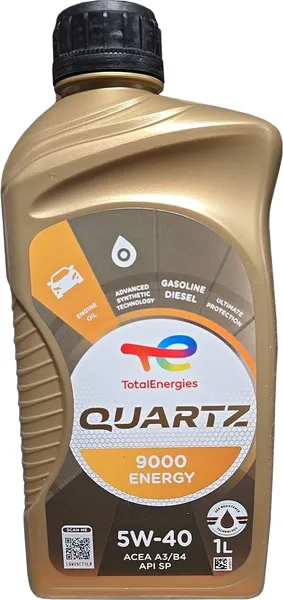 Моторное масло Total Quartz Energy 9000 5W40 166245 / 213765 (1л)