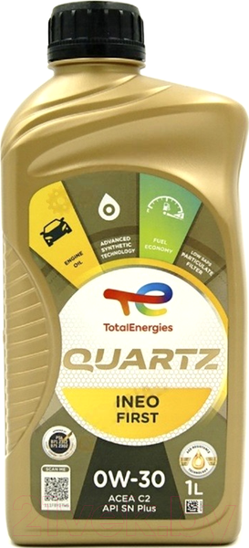 Изображение товара Моторное масло Total Quartz Ineo First 0W30 / 183103 / 213830 (1л)