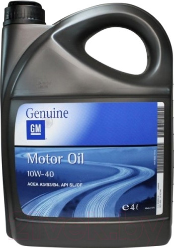 Изображение товара Моторное масло GM Opel 10W40 / 93165215 (4л)