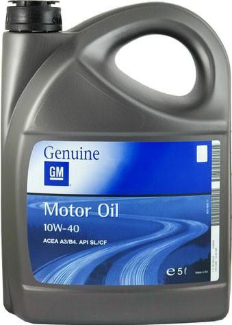 Изображение товара Моторное масло GM Opel 10W40 / 93165216 (5л)