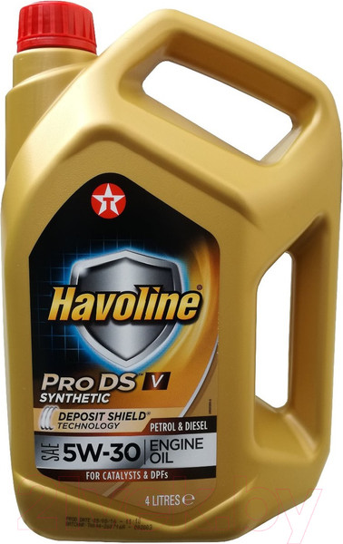Изображение товара Моторное масло Texaco Havoline ProDS V 5W30 / 804038MHE (4л)
