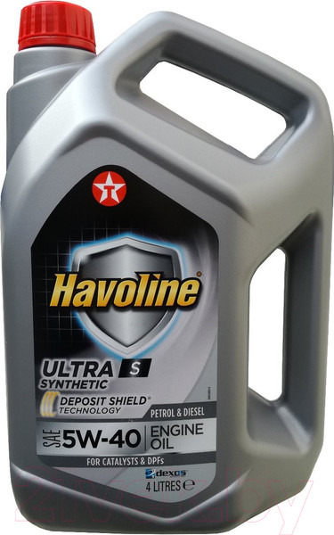 Изображение товара Моторное масло Texaco Havoline Ultra S 5W40 / 801339MHE (4л)