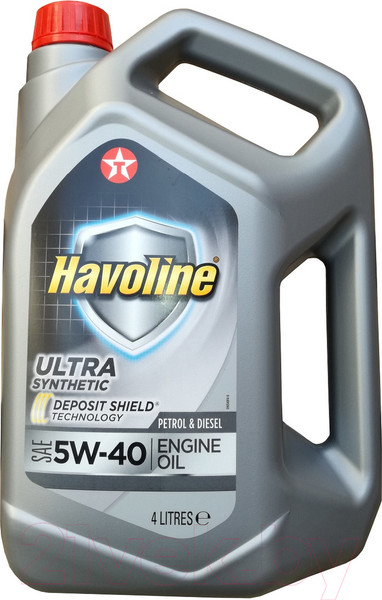 Изображение товара Моторное масло Texaco Havoline Ultra 5W40 / 840310MHE (4л)