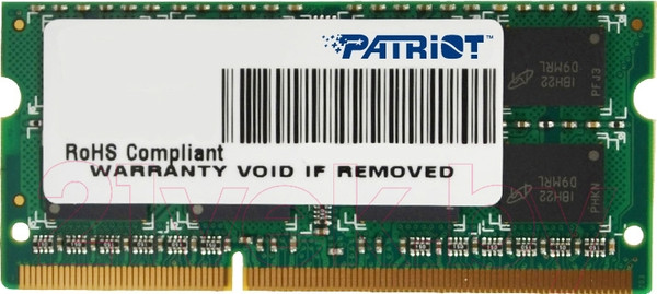 Изображение товара Оперативная память DDR3 Patriot PSD34G16002S