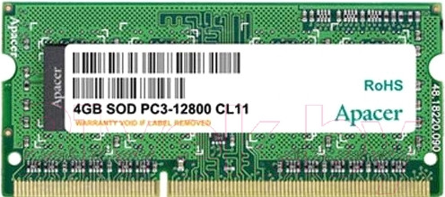Изображение товара Оперативная память DDR3 Apacer AS04GFA60CATBGJ