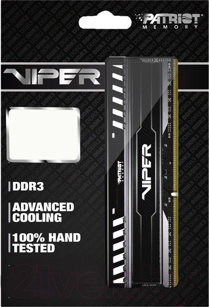 Изображение товара Оперативная память DDR3 Patriot PV316G186C0K