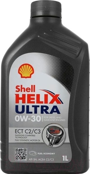 Изображение товара Моторное масло Shell Helix Ultra ECT C2/C3 0W30 (1л)