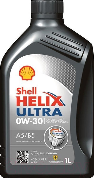 Изображение товара Моторное масло Shell Helix Ultra A5/B5 0W30 (1л)
