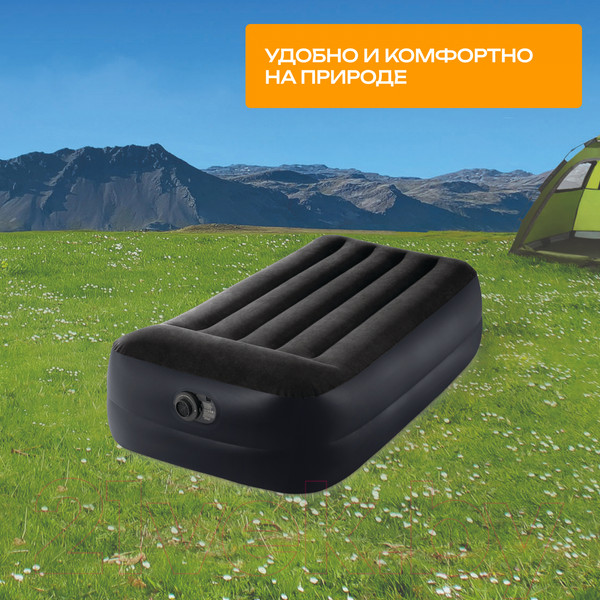 Изображение товара Надувная кровать Intex Pillow Rest Raised Bed 64122