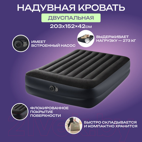 Изображение товара Надувная кровать Intex Pillow Rest Raised Bed 64124