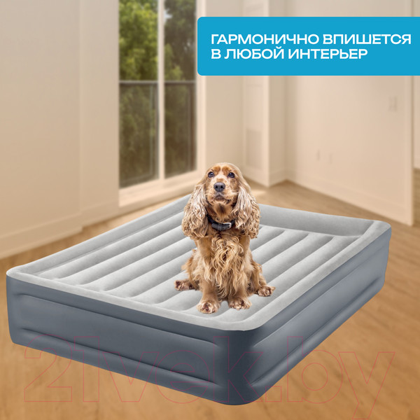 Изображение товара Надувная кровать Intex Queen Deluxe Pillow Rest 64136NP