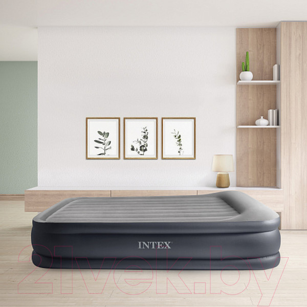 Изображение товара Надувная кровать Intex Queen Deluxe Pillow Rest 64136NP