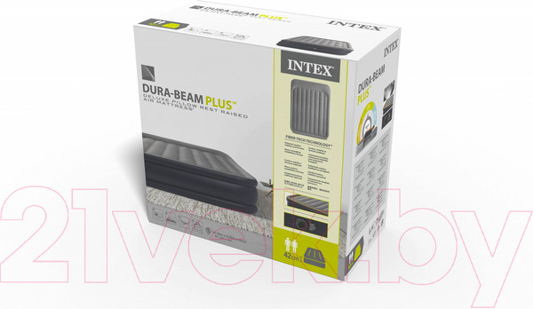 Изображение товара Надувная кровать Intex Queen Deluxe Pillow Rest 64136NP