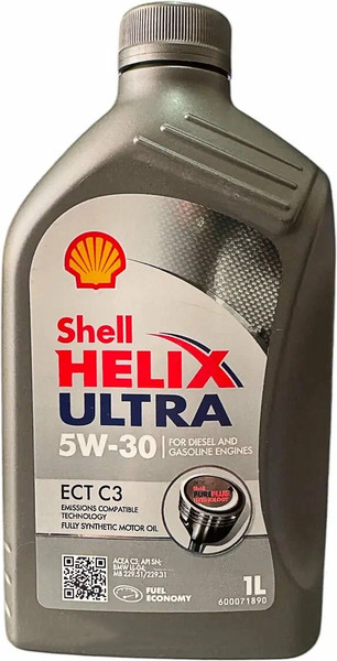 Изображение товара Моторное масло Shell Helix Ultra ECT C3 5W30 (1л)