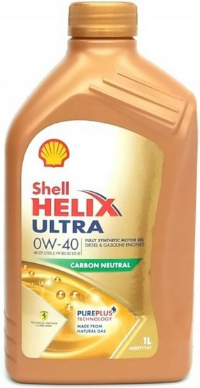 Изображение товара Моторное масло Shell Helix Ultra 0W40 (1л)