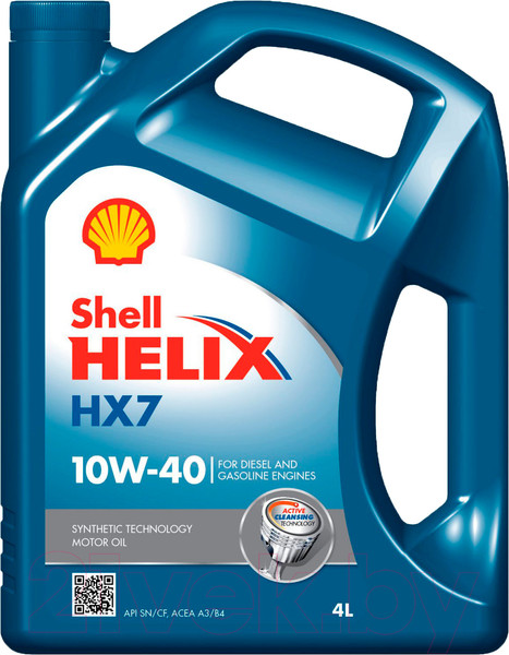 Изображение товара Моторное масло Shell Helix HX7 10W40 (4л)