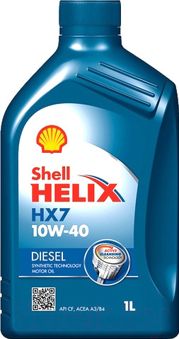 Изображение товара Моторное масло Shell Helix HX7 10W40 Diesel (1л)