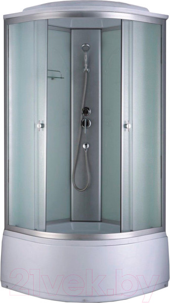 Изображение товара Душевая кабина Coliseum Simple T-100 (белый/матовое стекло)