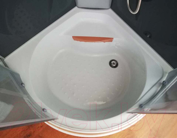 Изображение товара Душевая кабина Coliseum Simple T-100 (черный/тонированное стекло)