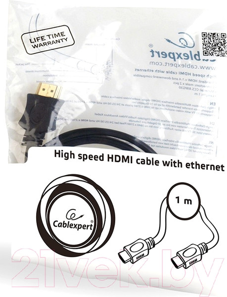 Изображение товара Кабель Cablexpert CC-HDMI4L-1M (1м)