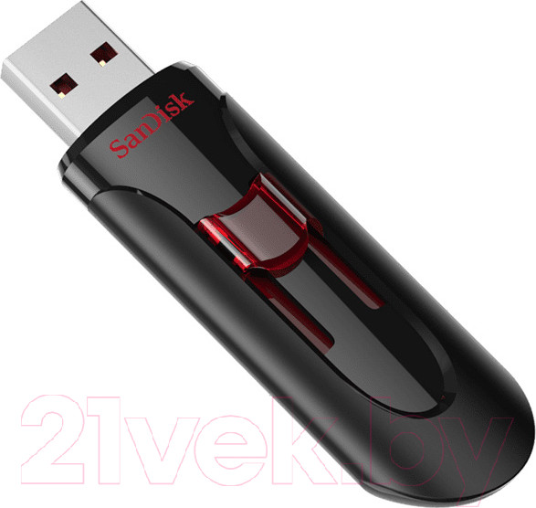 Изображение товара USB flash накопитель SanDisk Cruzer Glide 64GB Black (SDCZ600-064G-G35)