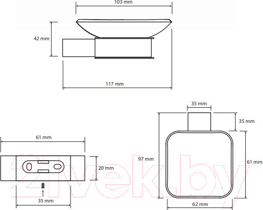 Изображение товара Мыльница Bemeta 135008022