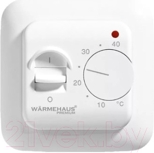 Изображение товара Терморегулятор для теплого пола Warmehaus WH 100 (белый)