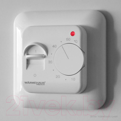 Изображение товара Терморегулятор для теплого пола Warmehaus WH 100 (белый)