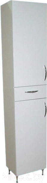 Изображение товара Шкаф-пенал для ванной СанитаМебель Камелия-54 Д2 (белый, левый)