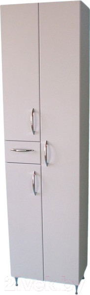 Изображение товара Шкаф-пенал для ванной СанитаМебель Камелия-55 Д2 (белый)