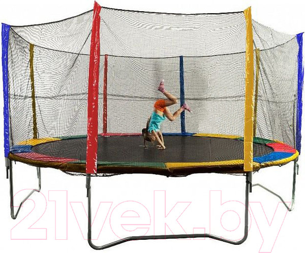 Изображение товара Батут Sundays Acrobat-D374 (с сеткой, разноцветный)