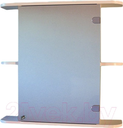 Изображение товара Шкаф с зеркалом для ванной СанитаМебель Камелия-05 (правый, белый)