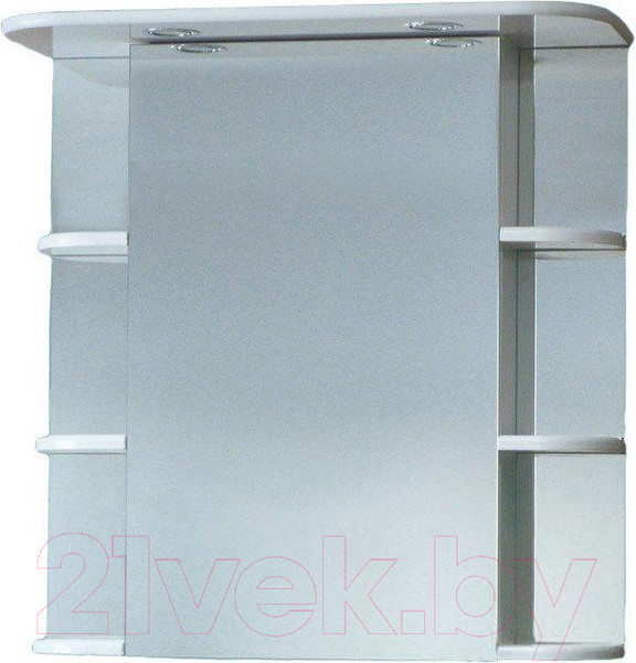 Изображение товара Шкаф с зеркалом для ванной СанитаМебель Камелия-10.70 Д2 (правый, белый)