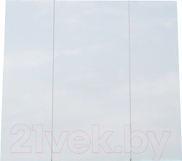 Изображение товара Шкаф с зеркалом для ванной СанитаМебель Камелия-13.85 (белый)