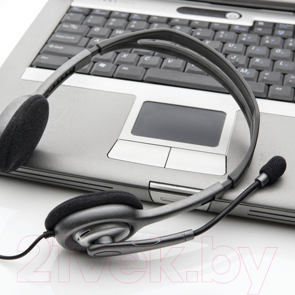 Изображение товара Наушники-гарнитура Logitech Stereo Headset H111 981-000593 / 981-000594