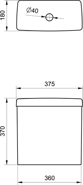 Изображение товара Унитаз напольный Santeri Визит Стандарт 1P4053S0000BF