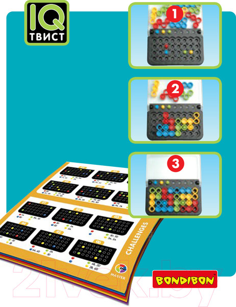 Изображение товара Игра-головоломка Bondibon IQ-Твист ВВ0868